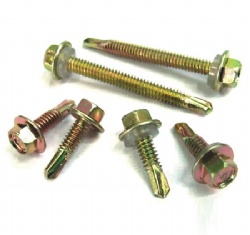 Drilling Screw With Rubber Washer